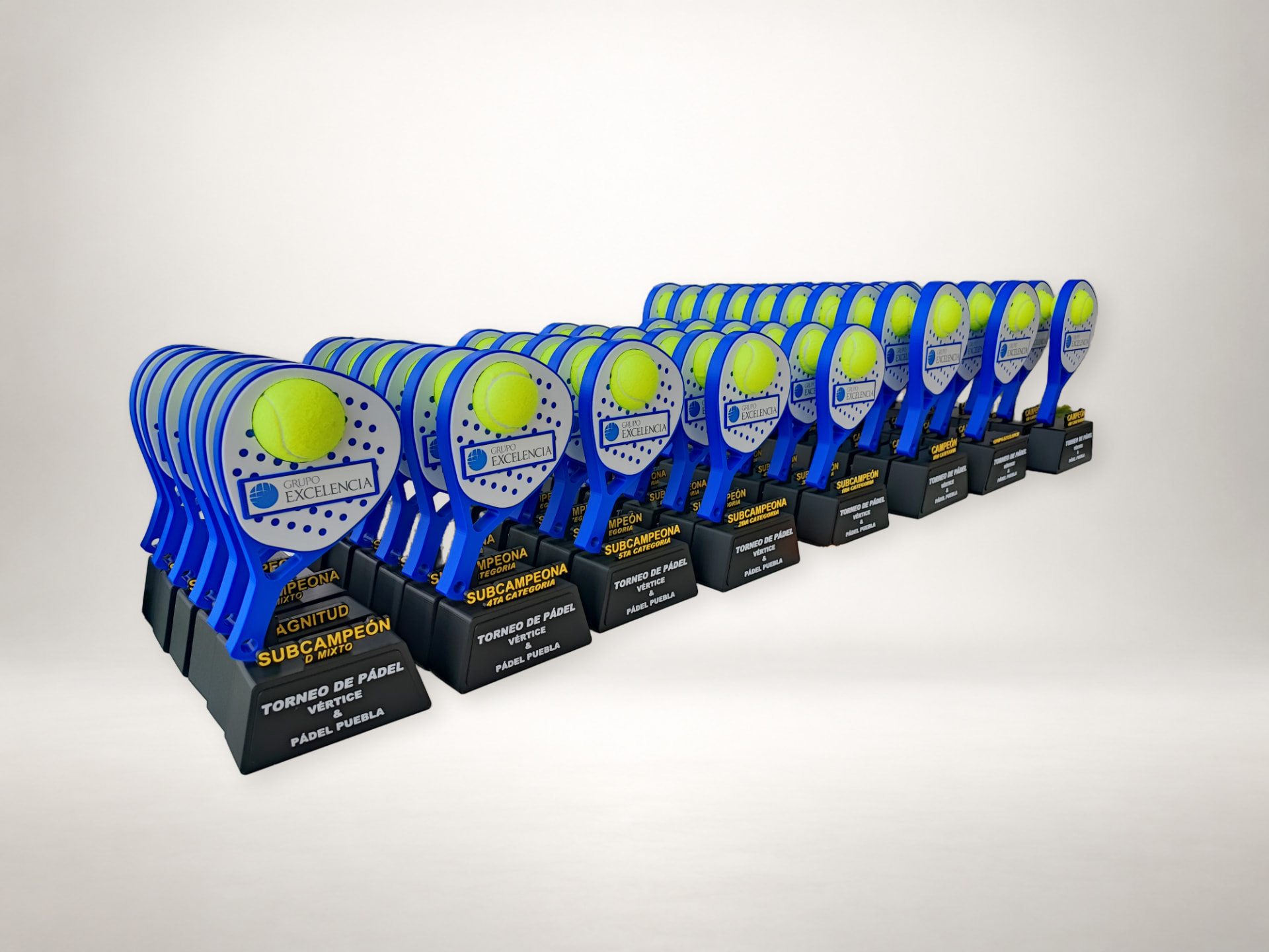 Trofeos Pádel Azul